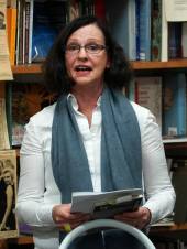 Jennifer launching Marion's book